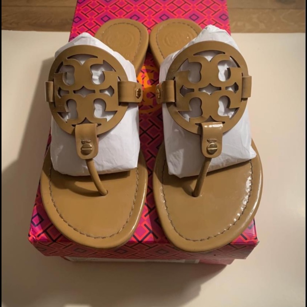 Tory Burch Miller Sandals in Sand